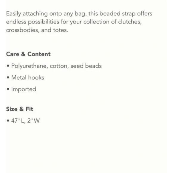 Etienne Aigner Ava Leather Hobo In Black +Anthropologie Chevron Beaded Bag Strap - Picture 5 of 12